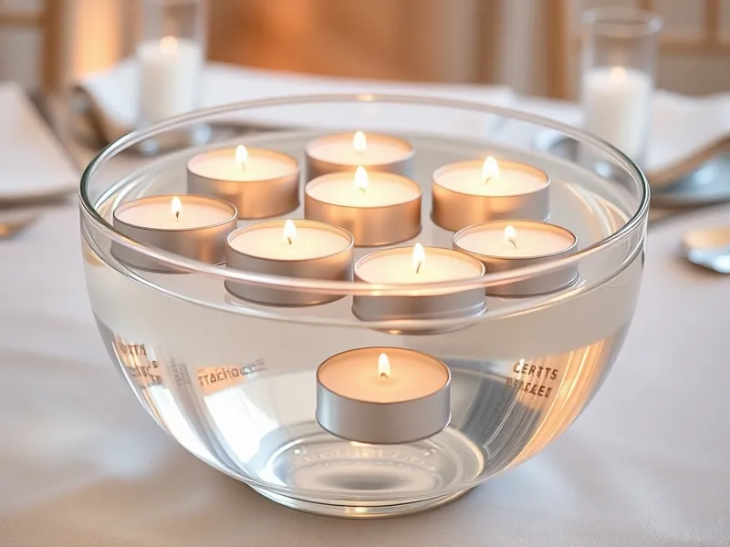 Bougie flottante événementiel coloris pastel — grossiste